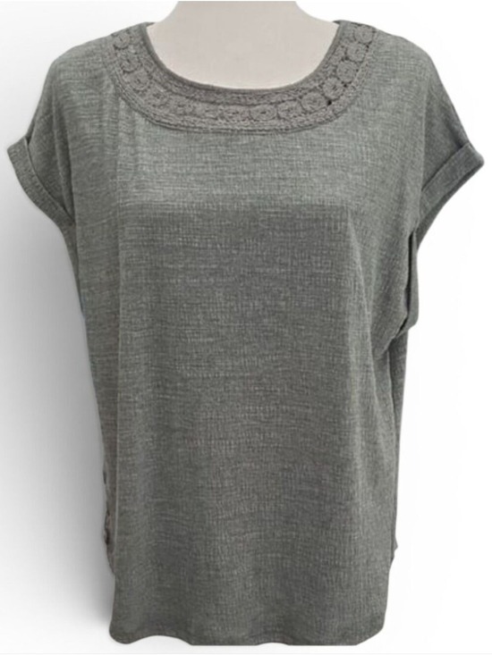 Cable & Gauge Tops - NwT Chic Olive Green Blouse for Women L CABLE AND GUAGE
